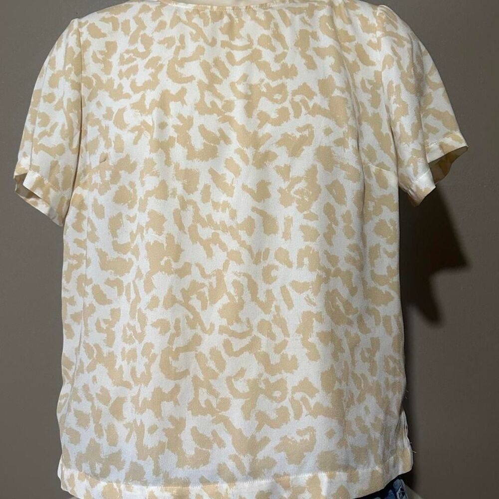 A-new-day Women's Cream and Yellow Blouse